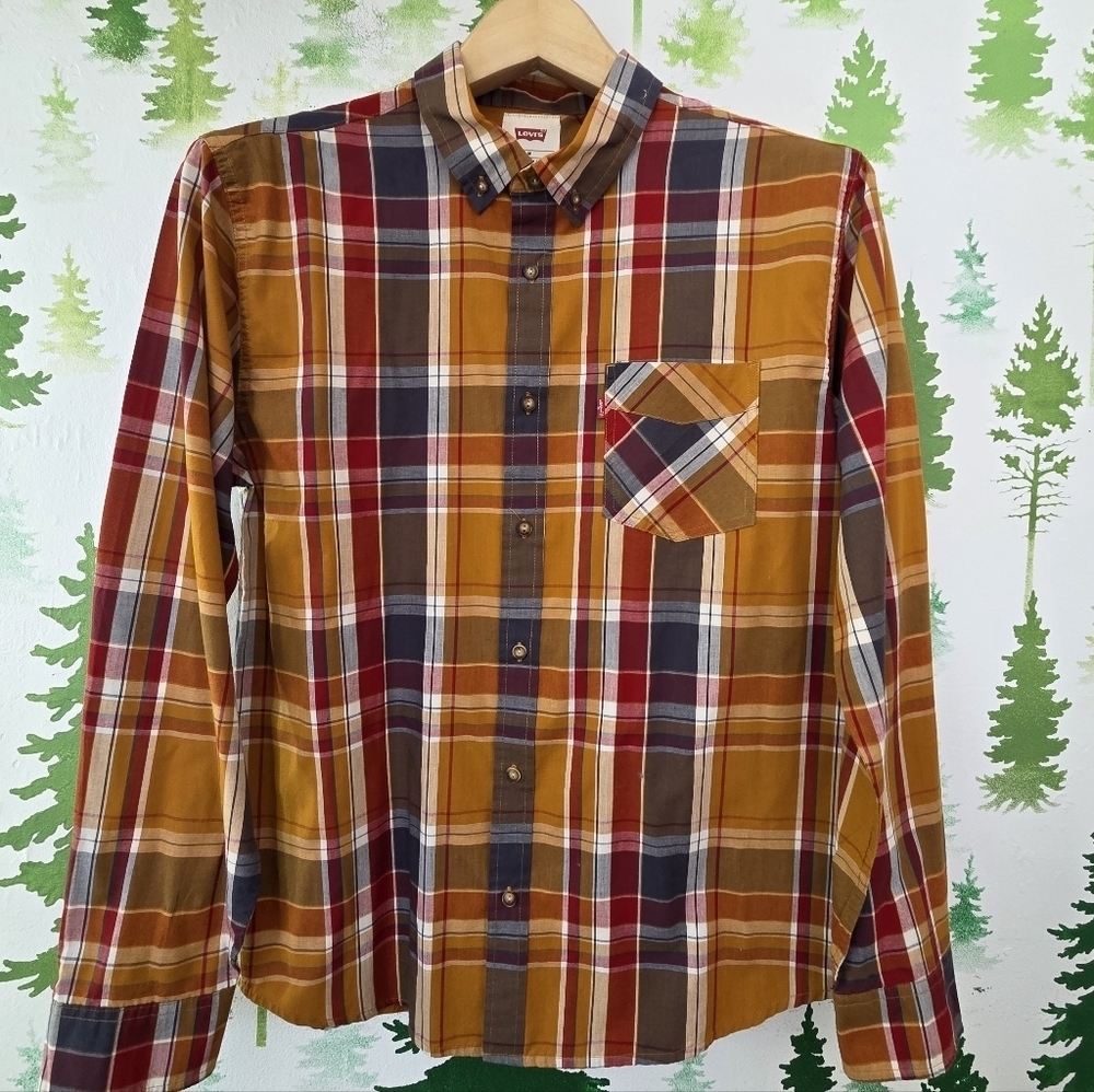 Levi's Men's Multicolor Plaid Shirt